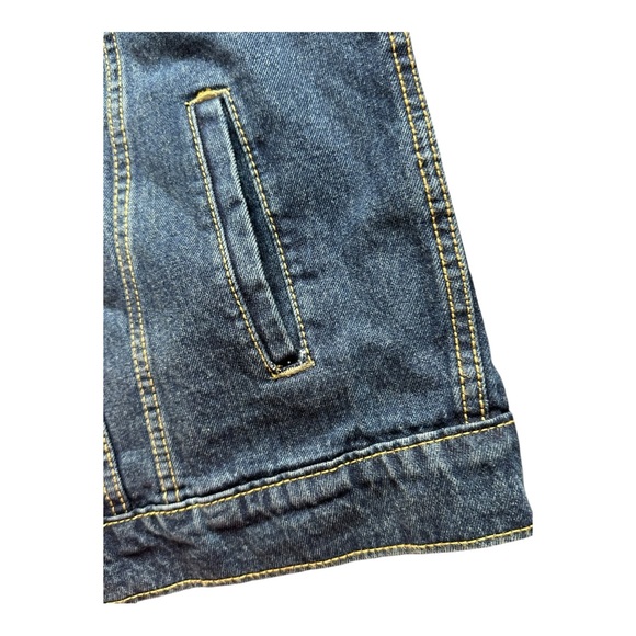 True Religion Mens Classic Denim Trucker Jacket Size‎ Large Chief Keef Sematary - Picture 3 of 16